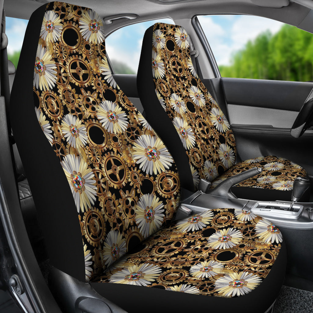 Steampunk Print Design LKS305 Car Seat Covers