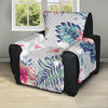 Hibiscus Print Recliner Cover Protector