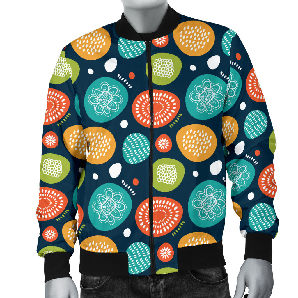 Swedish Themed Design Men Bomber Jacket