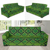 Python Green Pattern Print Design A01 Sofa Slipcover