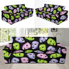 Acting Mask Pattern Print Design 04 Sofa Slipcover