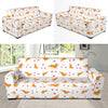 Cardigan Welsh Corgis Pattern Print Design 04 Sofa Slipcover