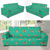 Basenji Pattern Print Design 02 Sofa Slipcover