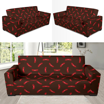 Sausage Print Design LKS302 Sofa Slipcover