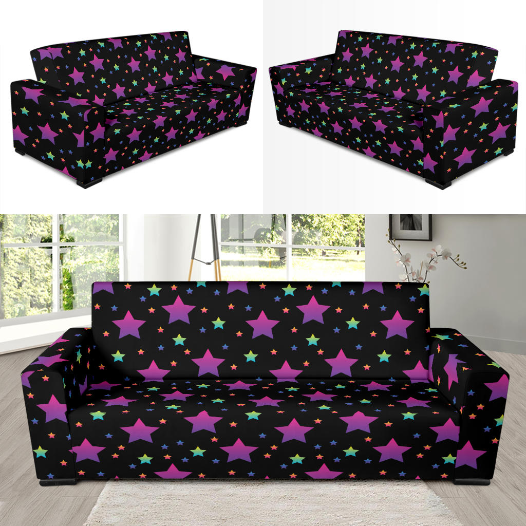Star Print Design LKS305 Sofa Slipcover