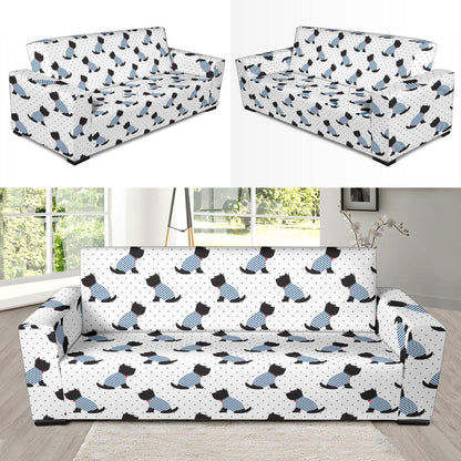 Scottish Terriers Print Design LKS3013 Sofa Slipcover