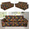 Bird Of Paradise Pattern Print Design 01 Sofa Slipcover