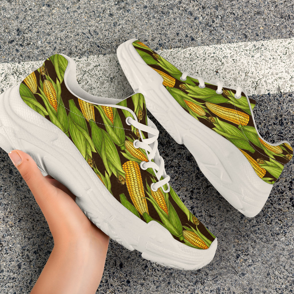 Agricultural Corn cob Print Chunky Sneakers