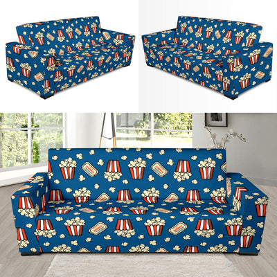 Popcorn Pattern Print Design A03 Sofa Slipcover