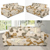 Poodle Pattern Print Design A01 Sofa Slipcover