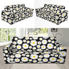 Daisy Pattern Print Design 01 Sofa Slipcover