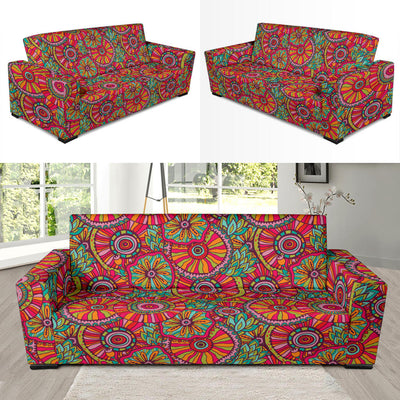 Boho Pattern Print Design 01 Sofa Slipcover