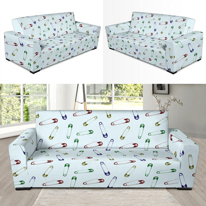 Safety Pin Print Design LKS303 Sofa Slipcover
