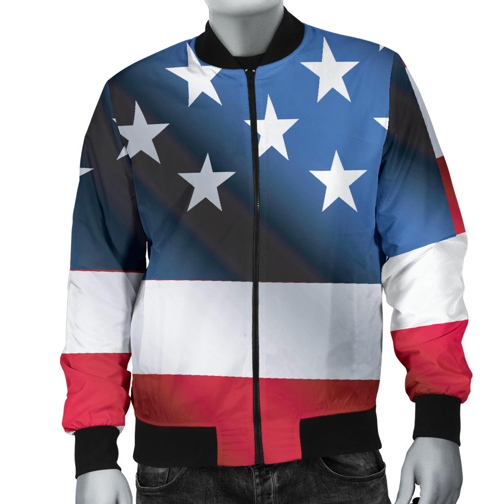 American flag Classic Men Bomber Jacket