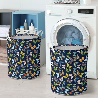 Butterfly Beautiful Print Pattern Laundry Basket