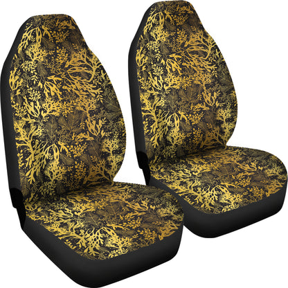 Seaweed Print Design LKS303 Car Seat Covers