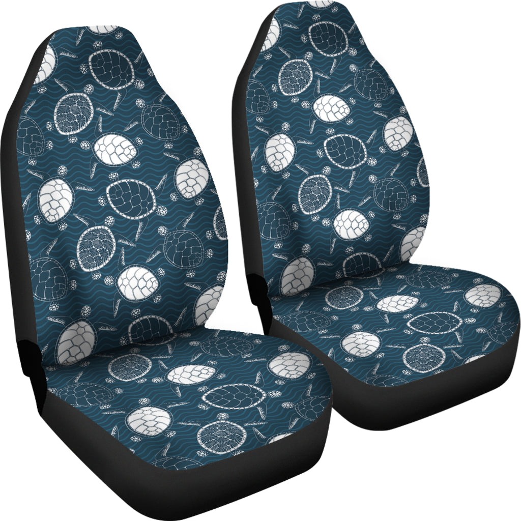 Sea Turtle Print Design LKS3015 Car Seat Covers