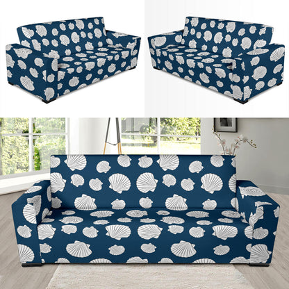 Seashell Print Design LKS3012 Sofa Slipcover