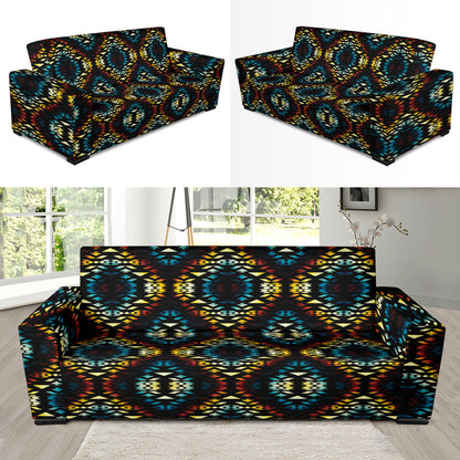 Tribal Pattern Print Design LKS309 Sofa Slipcover