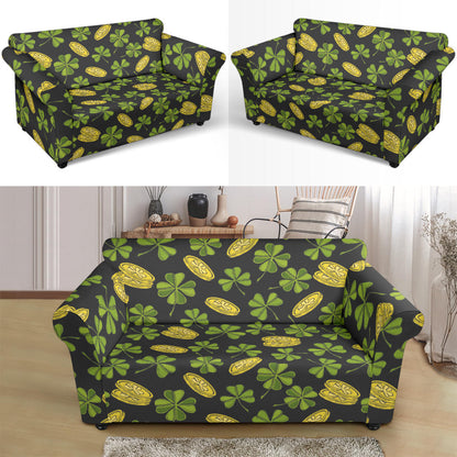St Patricks Day Print Design LKS305 Loveseat Couch Slipcover