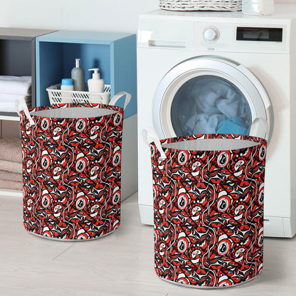 Native North American Themed Print Laundry Basket