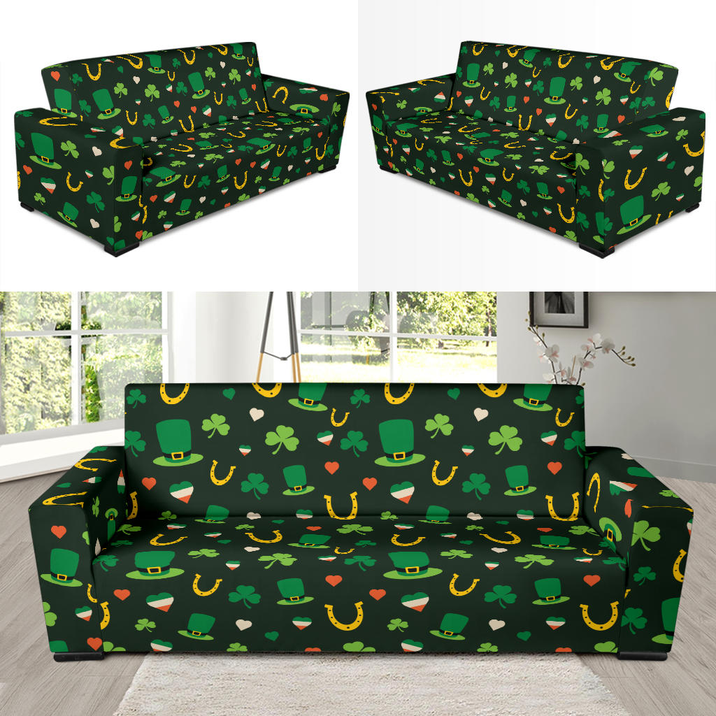 Shamrock Print Design LKS308 Sofa Slipcover
