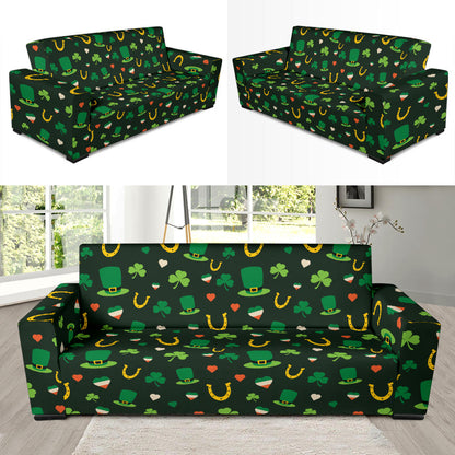 Shamrock Print Design LKS308 Sofa Slipcover