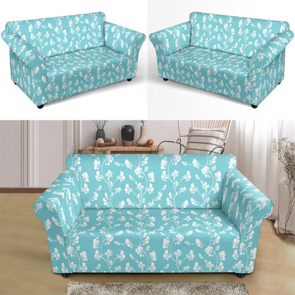 Sweet Pea Print Design LKS302 Loveseat Couch Slipcover