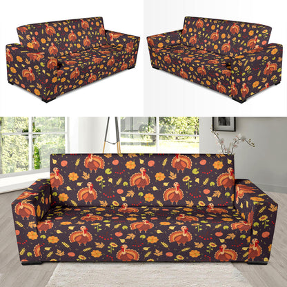 Thanksgiving Print Design LKS305 Sofa Slipcover