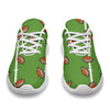 American Football on Field Themed Print Athletic Shoes