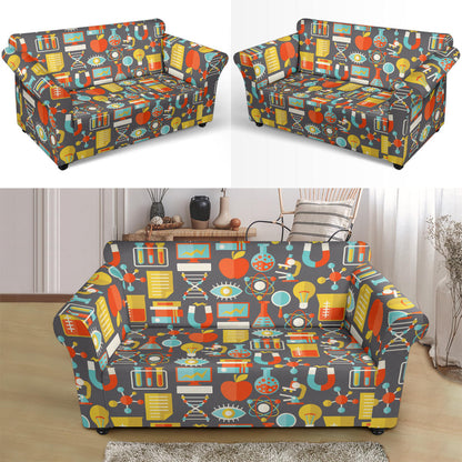 Science Print Design LKS302 Loveseat Couch Slipcover