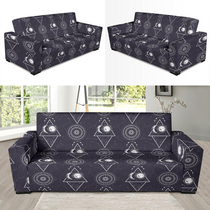 Sun Moon Print Design LKS309 Sofa Slipcover