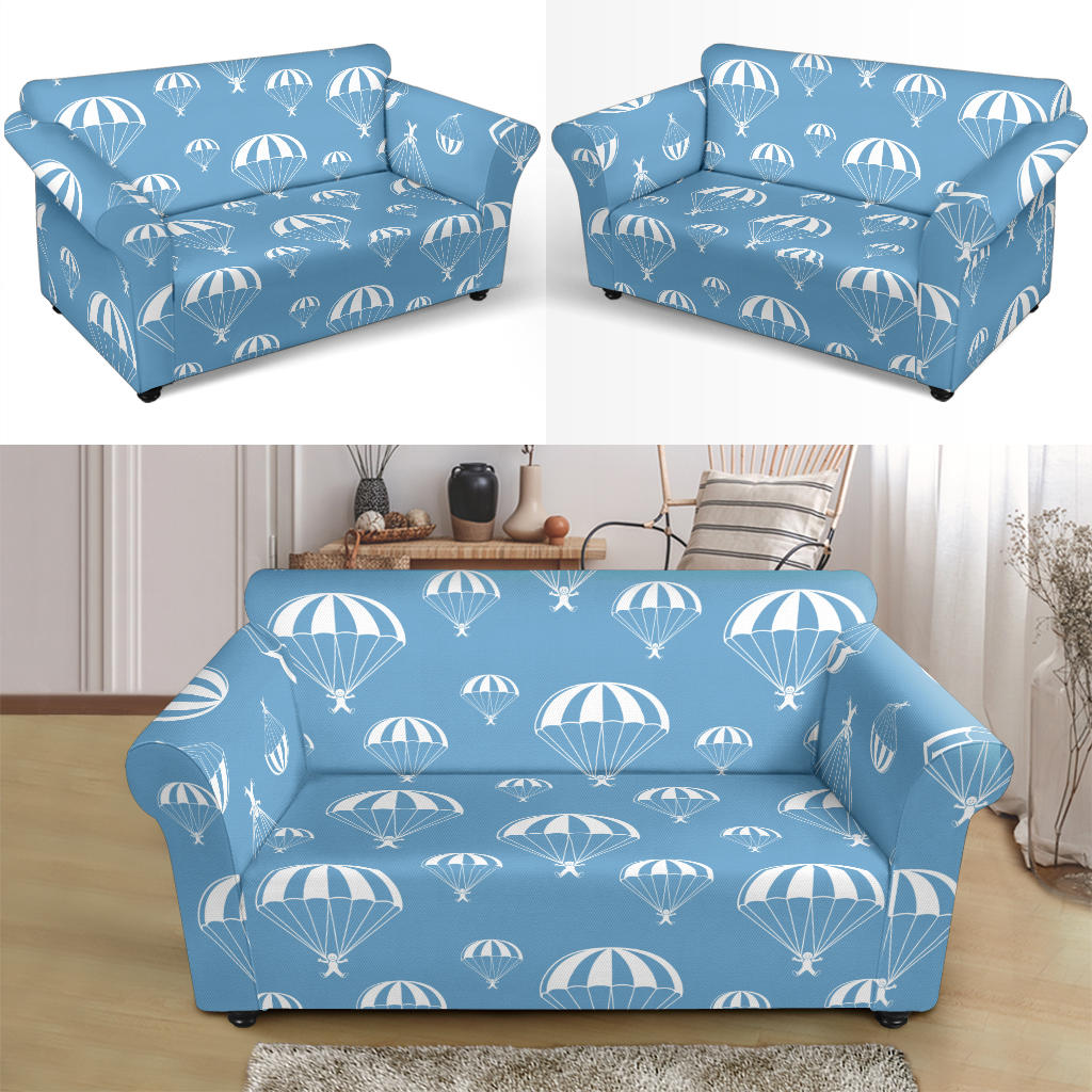 Skydiver Print Design LKS305 Loveseat Couch Slipcover