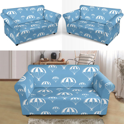 Skydiver Print Design LKS305 Loveseat Couch Slipcover