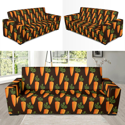 Carrot Pattern Print Design 06 Sofa Slipcover