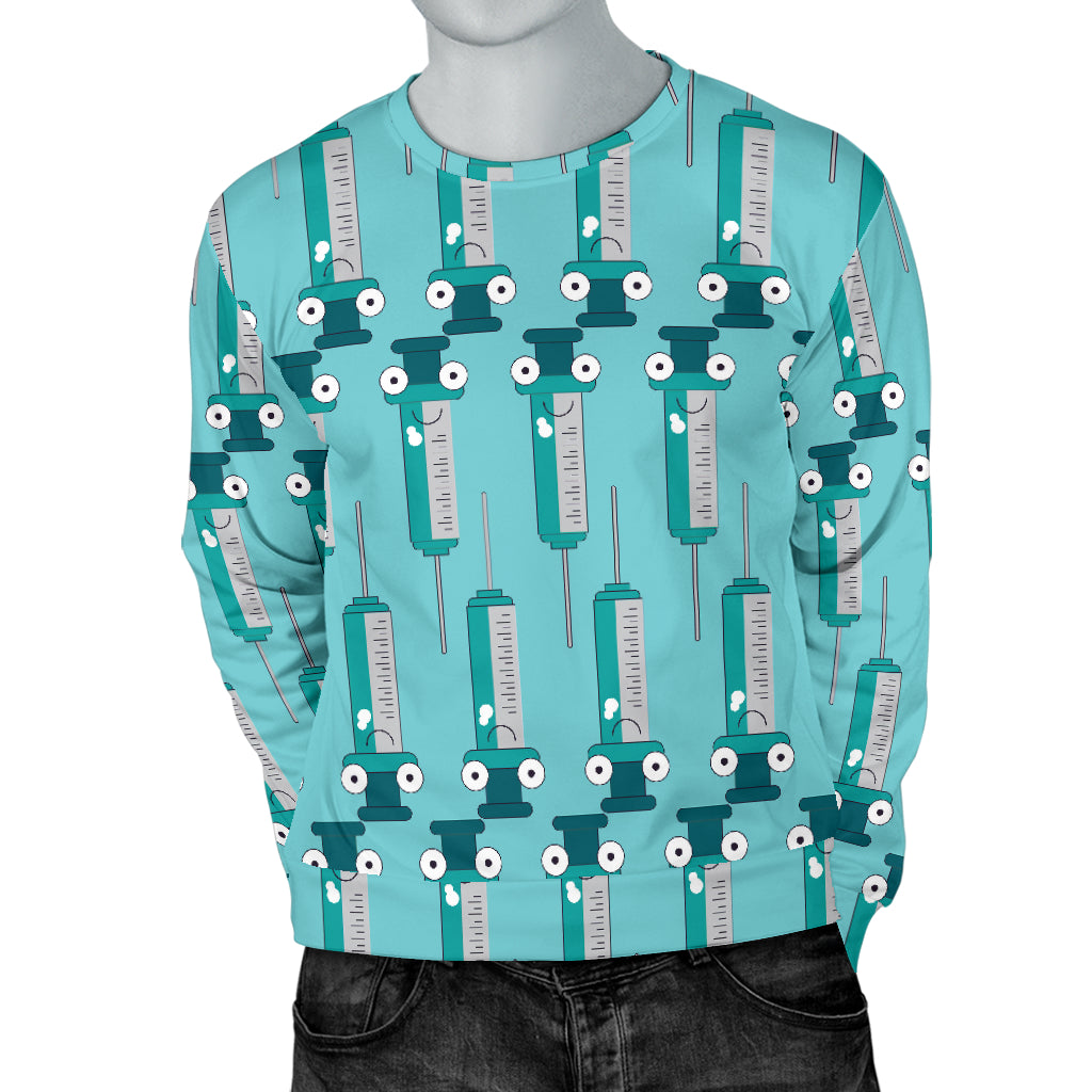 Phlebotomist Concept Design Men Long Sleeve Sweatshirt