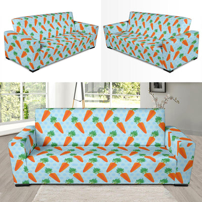 Carrot Pattern Print Design 01 Sofa Slipcover