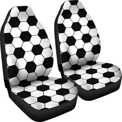 Soccer Ball Texture Print Design LKS303 Car Seat Covers