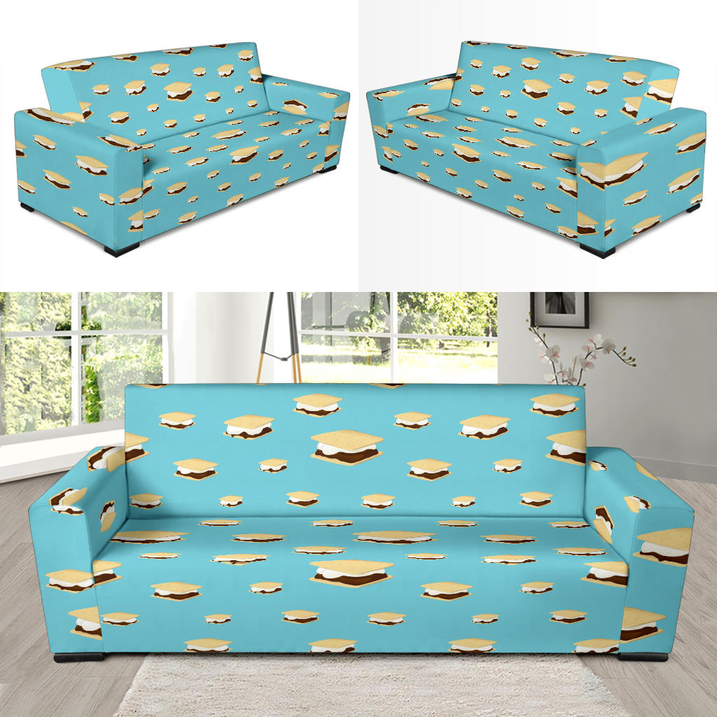 S_Mores Print Design LKS302 Sofa Slipcover