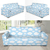 Cloud Pattern Print Design 02 Sofa Slipcover