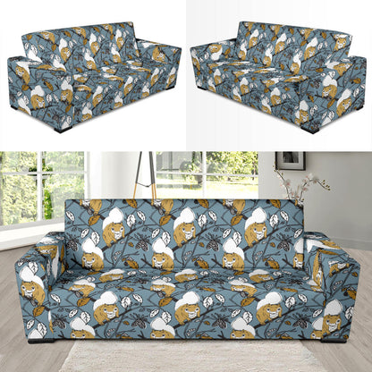 Squirrel Print Design LKS305 Sofa Slipcover