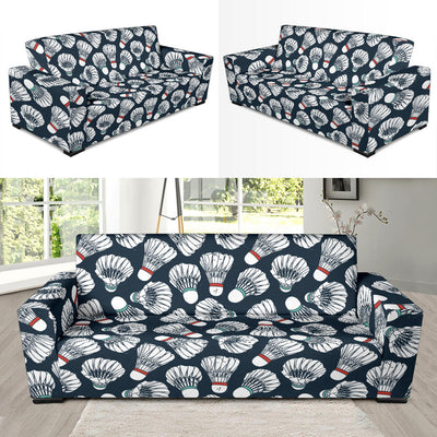 Badminton Ball Pattern Print Design 01 Sofa Slipcover