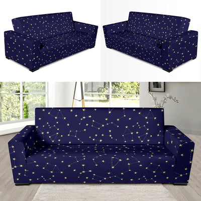 Constellation Pattern Print Design 02 Sofa Slipcover