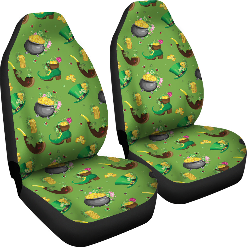 Shamrock Saint Patrick's Day Print Design LKS306 Car Seat Covers