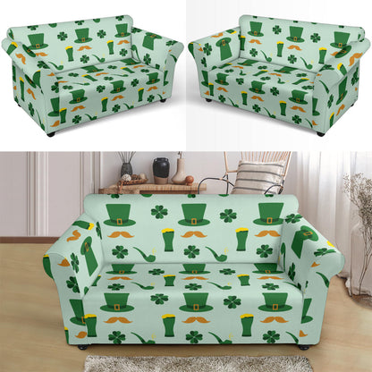 St Patricks Day Print Design LKS304 Loveseat Couch Slipcover