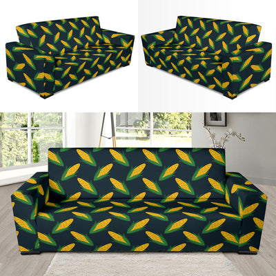 Corn Pattern Print Design 02 Sofa Slipcover