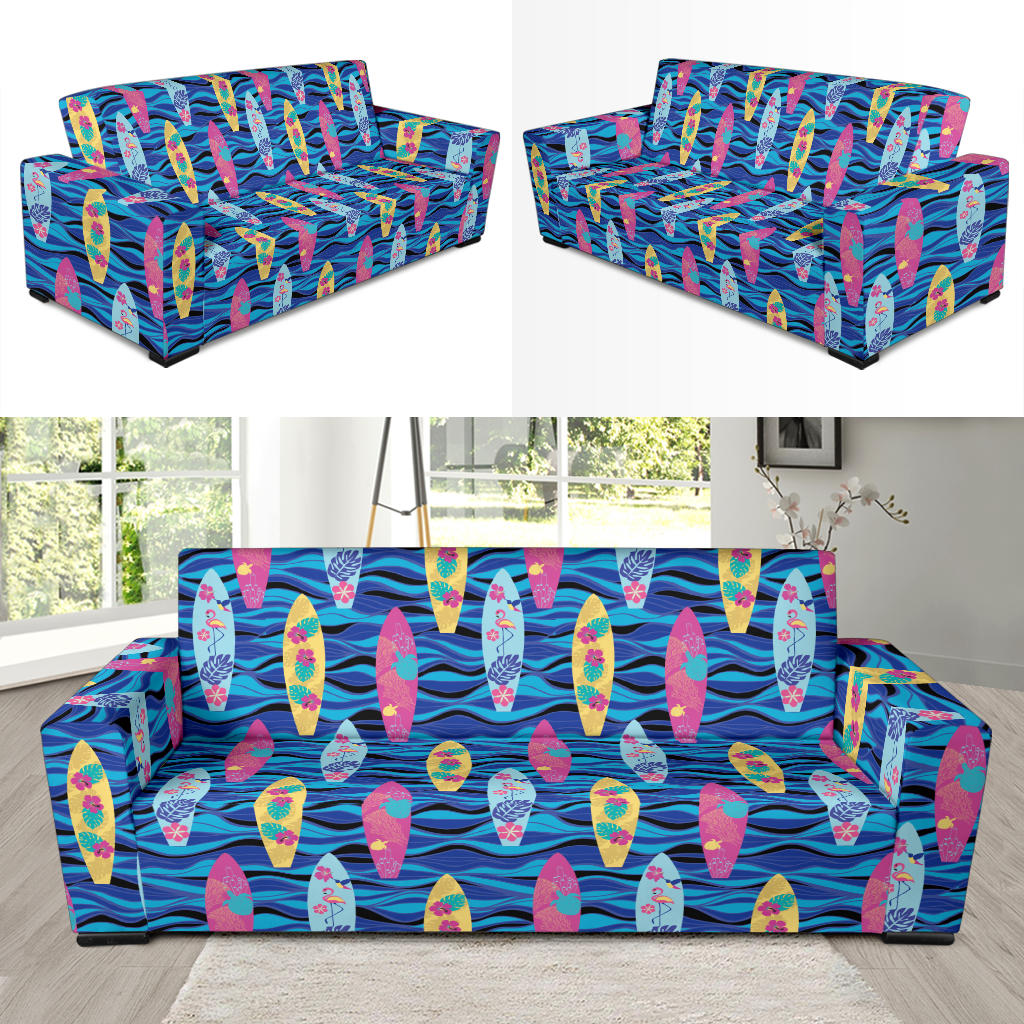 Surfboard Print Design LKS304 Sofa Slipcover