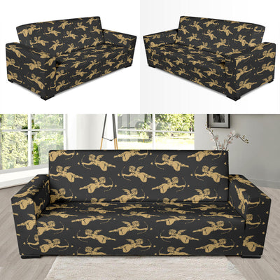 Cupid Pattern Print Design 02 Sofa Slipcover