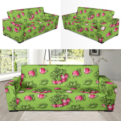 Radish Pattern Print Design A05 Sofa Slipcover