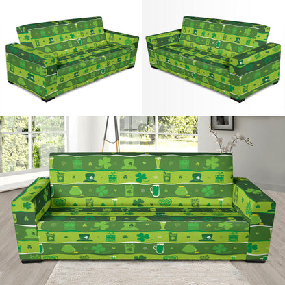 Shamrock Print Design LKS303 Sofa Slipcover